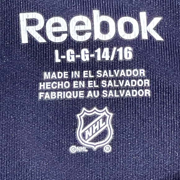 Reebok‎ Boys Nashville Predators Performance T-Shirt Navy Size Large (14-16) LS - Picture 4 of 5